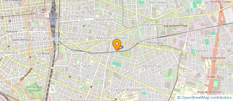 localisation de l'entreprise MADAME AMANDINE CAYRON  LYON