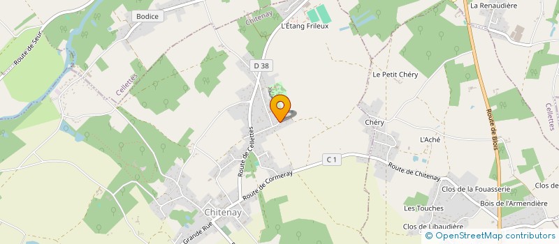 localisation de l'entreprise MADAME AMANDINE CESBRON  CANDE-SUR-BEUVRON