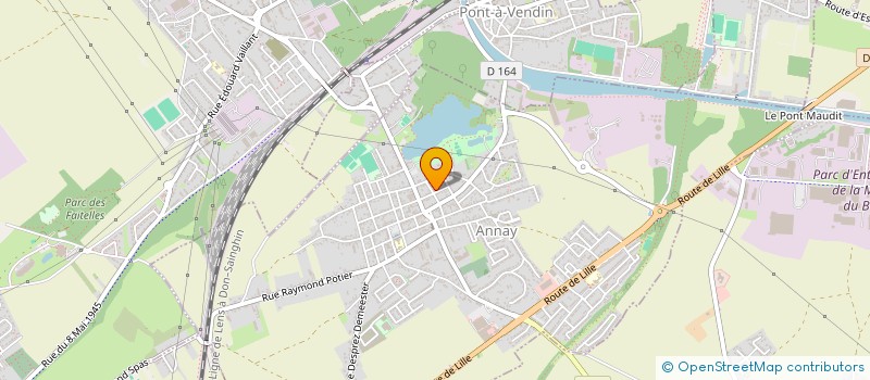 localisation de l'entreprise MADAME AMANDINE CHADEYRAS  VENDIN-LE-VIEIL