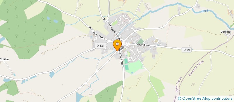 localisation de l'entreprise MADAME AMANDINE CHAIGNE  VASLES