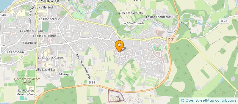 localisation de l'entreprise MADAME AMANDINE CHAIGNEAU  AMBOISE