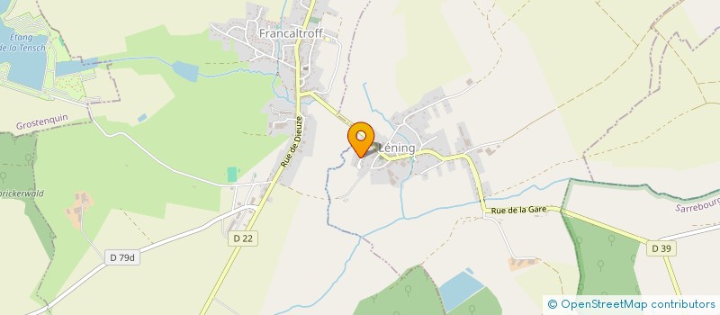 localisation de l'entreprise MADAME AMANDINE CHAMAND  LENING