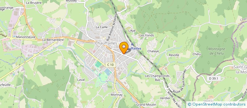 localisation de l'entreprise MADAME AMANDINE CHAMORRO à CHAUFFAILLES