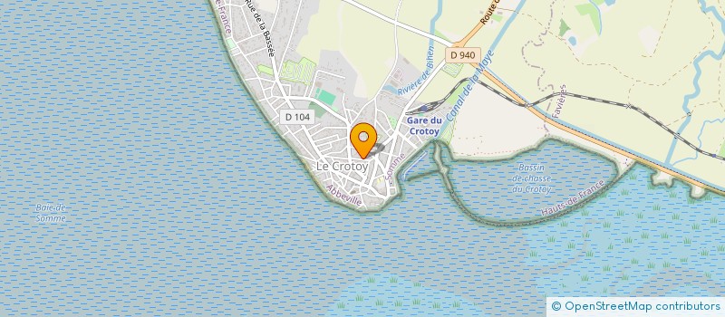 localisation de l'entreprise MADAME AMANDINE CHANSON à LE CROTOY