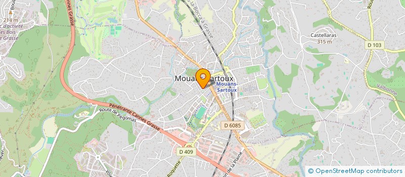 localisation de l'entreprise MADAME AMANDINE CHAPONNAY  MOUANS-SARTOUX