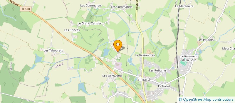 localisation de l'entreprise MADAME AMANDINE CHARCOSSET  SIMARD