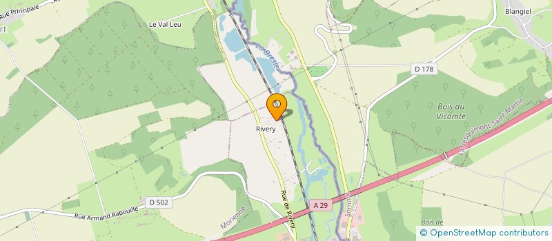 localisation de l'entreprise MADAME AMANDINE CHARLES  AUMALE