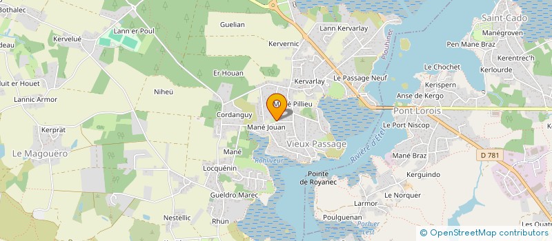 localisation de l'entreprise MADAME AMANDINE CHARMOILLE  PLOUHINEC