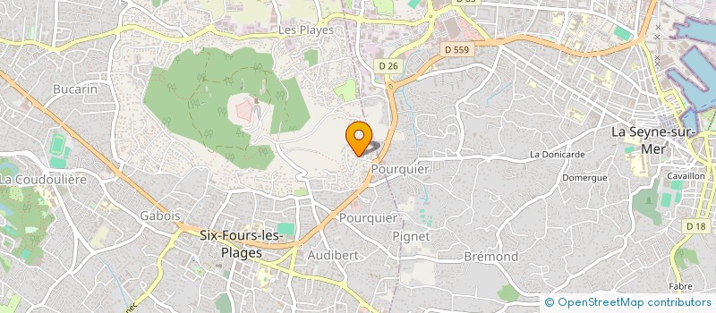 localisation de l'entreprise MADAME AMANDINE CHARVERON à SIX-FOURS-LES-PLAGES