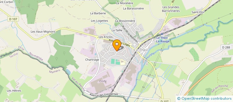 localisation de l'entreprise MADAME AMANDINE CHASSERY à VAL-AU-PERCHE