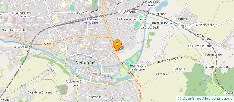 localisation de l'entreprise MADAME AMANDINE CHAUMONTEL  VENDOME