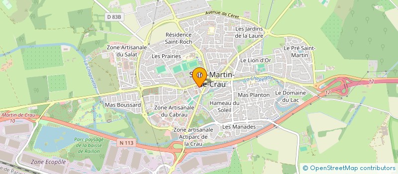 localisation de l'entreprise MADAME AMANDINE CHAUTARD à SAINT-MARTIN-DE-CRAU