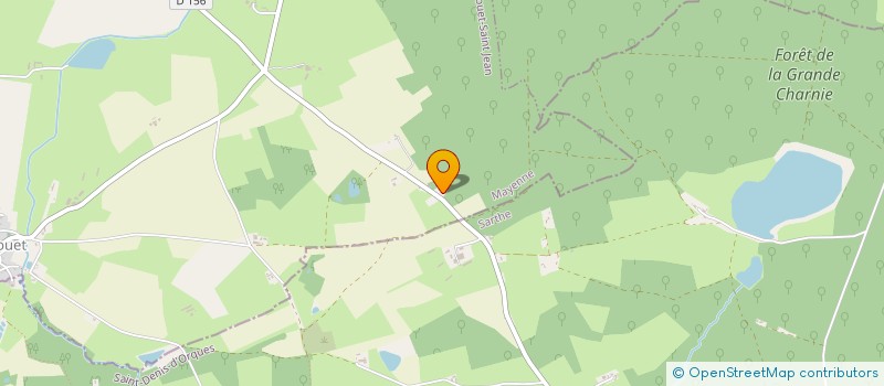 localisation de l'entreprise MADAME AMANDINE CHAUVET à TORCE VIVIERS EN CHARNIE