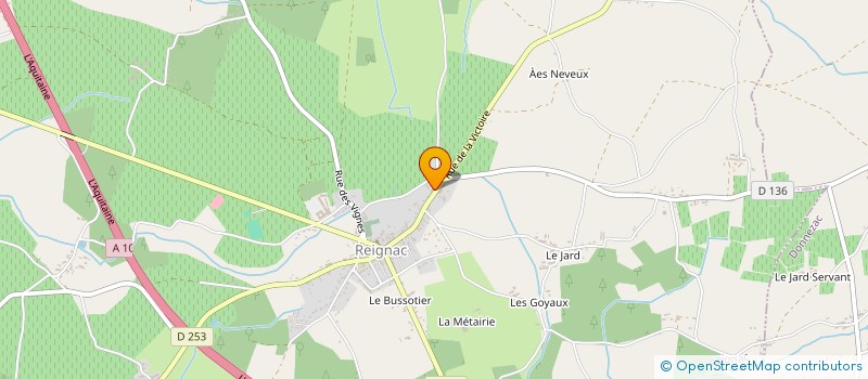 localisation de l'entreprise MADAME AMANDINE CHAUVIN à REIGNAC