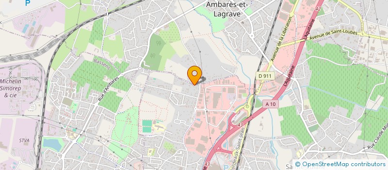 localisation de l'entreprise MADAME AMANDINE CHAUVIN  CARBON-BLANC