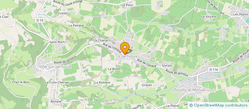 localisation de l'entreprise MADAME AMANDINE CHEMARIN à PORTE-DES-PIERRES-DOREES