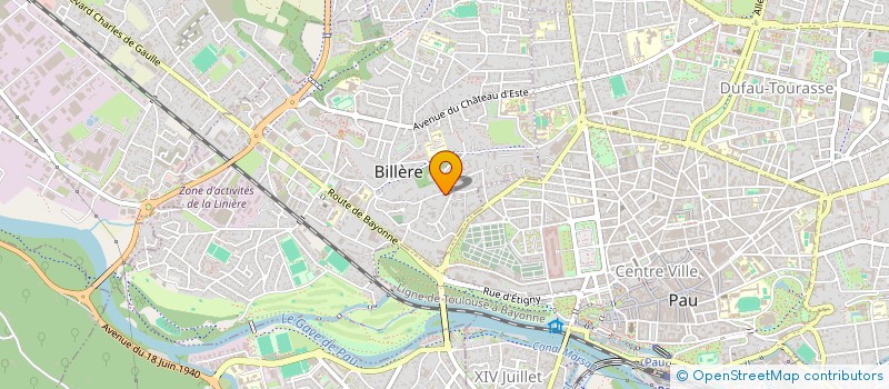 localisation de l'entreprise MADAME AMANDINE CHETTIOUI à BILLERE