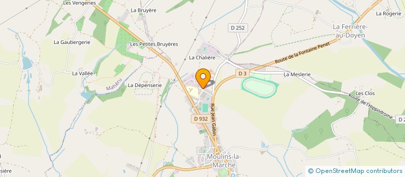 localisation de l'entreprise MADAME AMANDINE CHEVALIER à MOULINS-LA-MARCHE