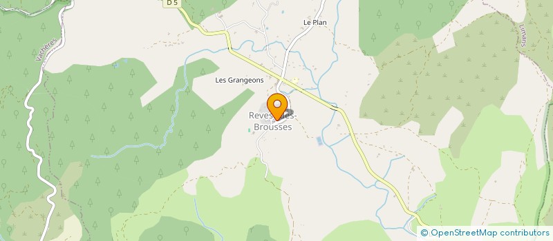 localisation de l'entreprise MADAME AMANDINE CHEVALLIER à REVEST-DES-BROUSSES