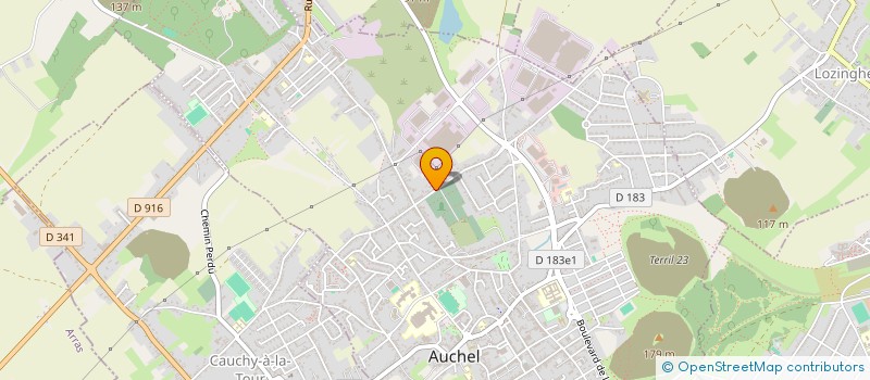 localisation de l'entreprise MADAME AMANDINE CHIMOT  AUCHEL