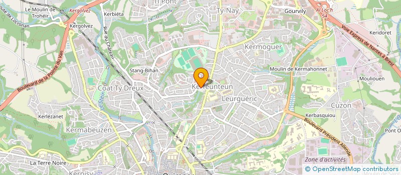 localisation de l'entreprise MADAME AMANDINE CHOPIN à QUIMPER