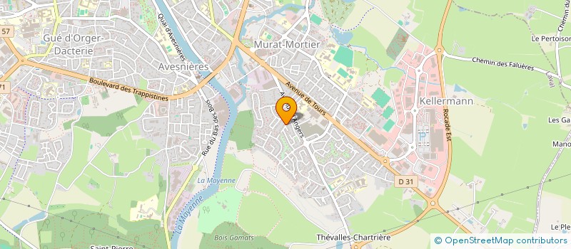 localisation de l'entreprise MADAME AMANDINE CHOPIN à LAVAL