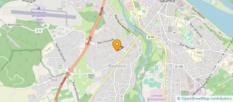 localisation de l'entreprise MADAME AMANDINE CHOPLIN  SAUMUR