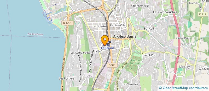 localisation de l'entreprise MADAME AMANDINE CHOUVIER à AIX-LES-BAINS