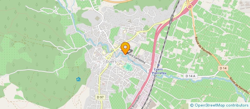 localisation de l'entreprise MADAME AMANDINE CIPRIANI  CUERS