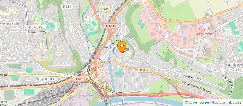 localisation de l'entreprise MADAME AMANDINE CLAEREBOUDT  HARFLEUR