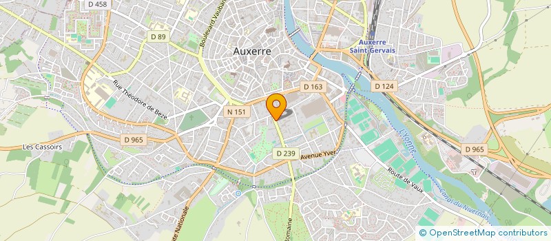 localisation de l'entreprise MADAME AMANDINE CLERE à AUXERRE
