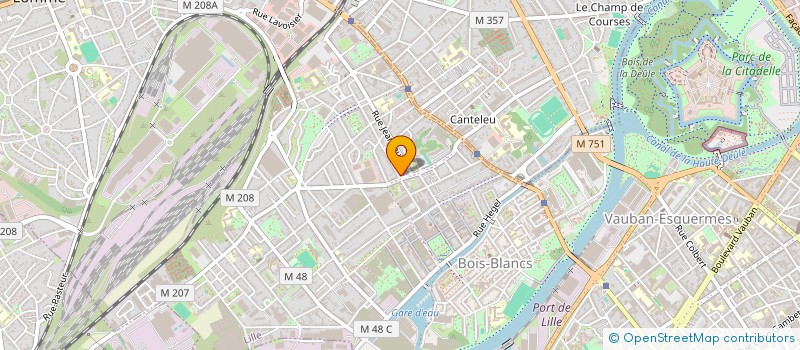 localisation de l'entreprise MADAME AMANDINE COCHET à LILLE