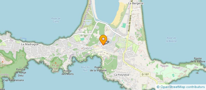 localisation de l'entreprise MADAME AMANDINE COCHON à HYERES