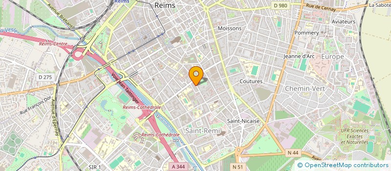 localisation de l'entreprise MADAME AMANDINE COFFIN  REIMS
