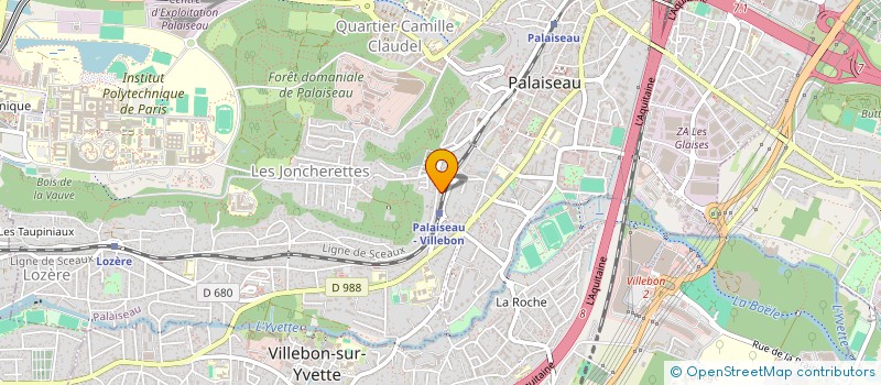 localisation de l'entreprise MADAME AMANDINE COLIN  PALAISEAU