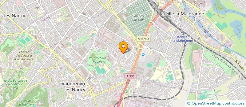 localisation de l'entreprise MADAME AMANDINE COLLINGRO  VANDUVRE-LES-NANCY