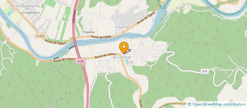 localisation de l'entreprise MADAME AMANDINE COLON  ARCAMBAL