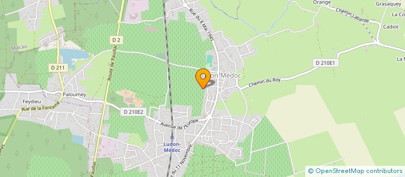 localisation de l'entreprise MADAME AMANDINE COOK  LUDON-MEDOC