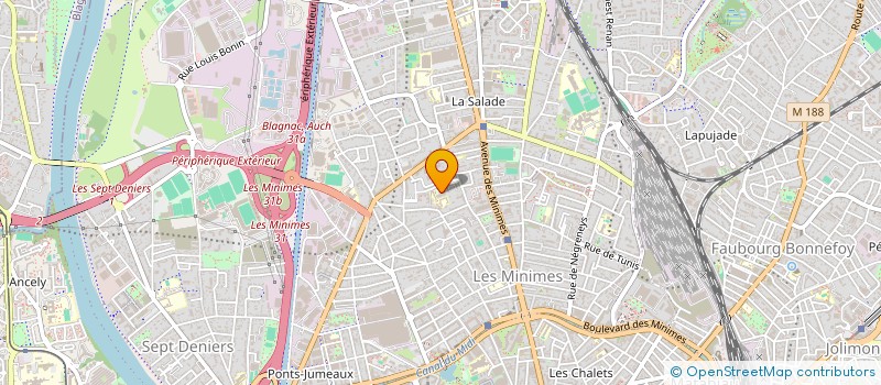 localisation de l'entreprise MADAME AMANDINE COPIN à TOULOUSE