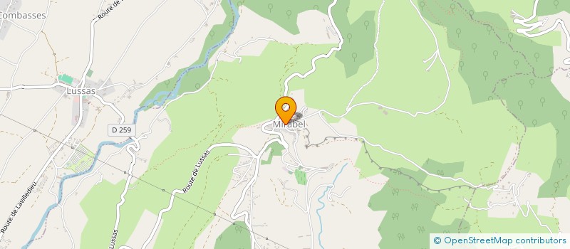 localisation de l'entreprise MADAME AMANDINE COQUELIN  MIRABEL