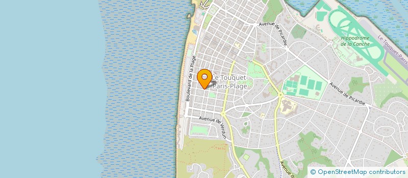 localisation de l'entreprise MADAME AMANDINE COUDERT  LE TOUQUET PARIS PLAGE