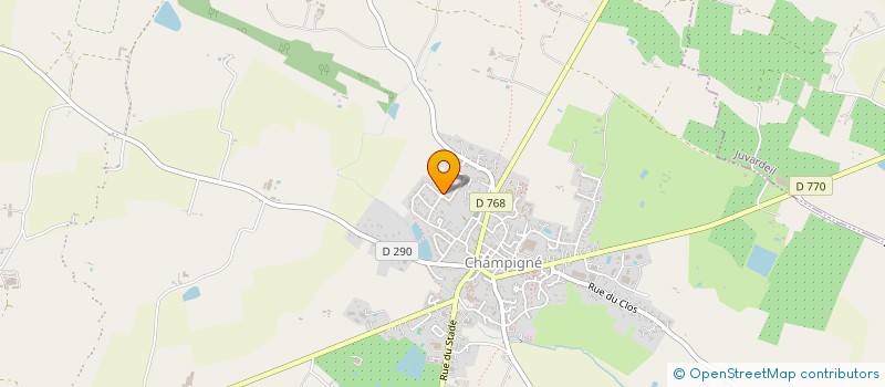 localisation de l'entreprise MADAME AMANDINE COUILLARD  LES HAUTS-D'ANJOU