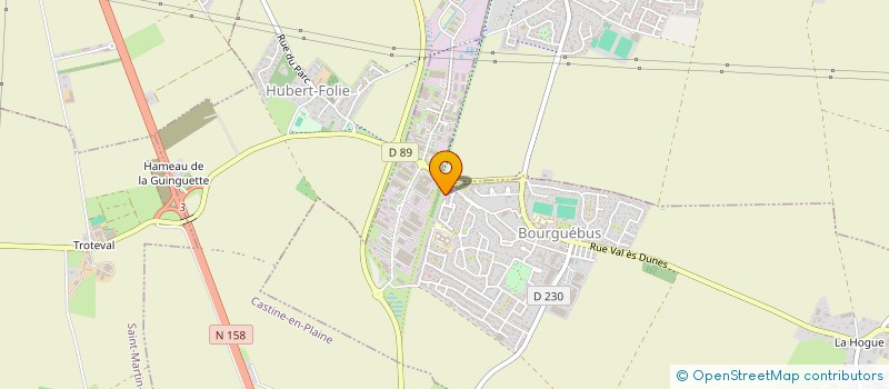 localisation de l'entreprise MADAME AMANDINE COUILLEAUX  BOURGUEBUS