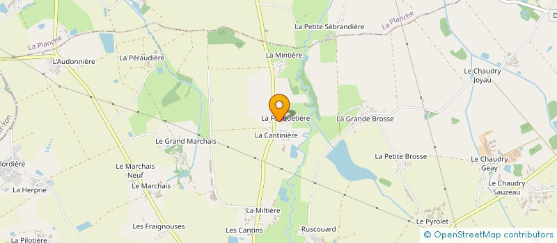 localisation de l'entreprise MADAME AMANDINE COULOT  VIEILLEVIGNE