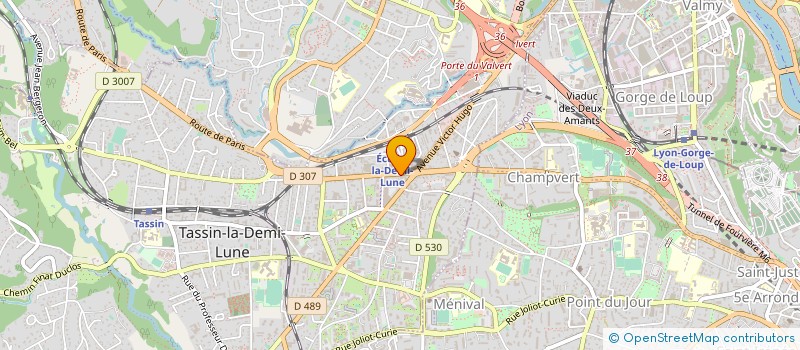 localisation de l'entreprise MADAME AMANDINE COULPIER  TASSIN-LA-DEMI-LUNE