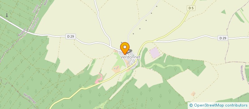 localisation de l'entreprise MADAME AMANDINE COURCELLE  VERDONNET