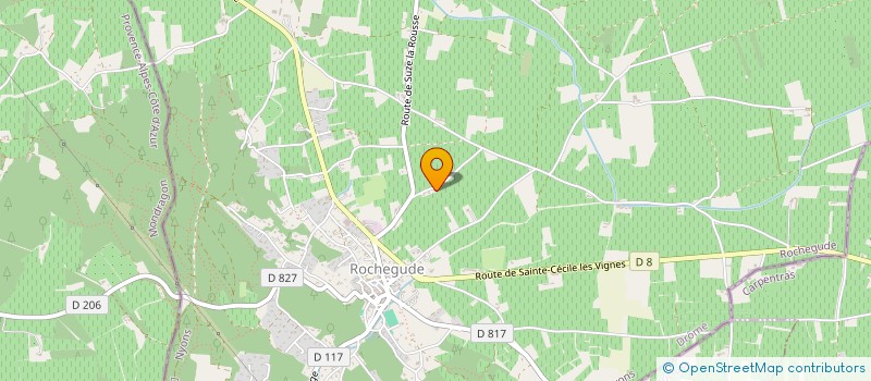 localisation de l'entreprise MADAME AMANDINE COUSTON  ROCHEGUDE