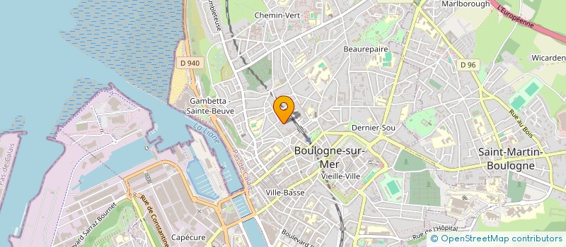 localisation de l'entreprise MADAME AMANDINE COUVENT à BOULOGNE-SUR-MER