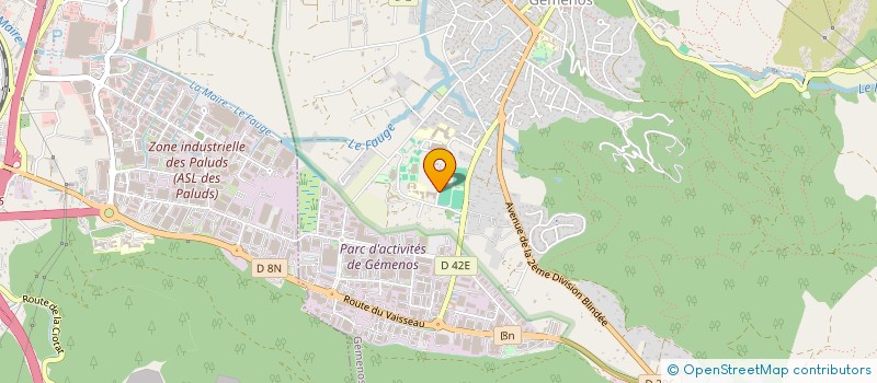 localisation de l'entreprise MADAME AMANDINE COUVIDOU  GEMENOS