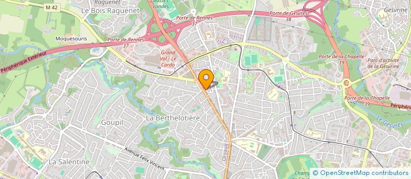 localisation de l'entreprise MADAME AMANDINE CRETEL  NANTES